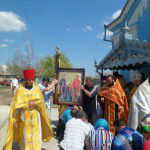 SAM 0302 150x150 La mănăstirea Ţâpova a fost adusă o icoană cu chipurile „Sf. Ioachim şi Ana” 
