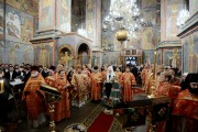 ÎPS Mitropolit Vladimir a participat la slujba prilejuită de praznicul Sf. Arhangheli Mihail și Gavriil, oficiată de către Preafericitul Patriarh Kiril 