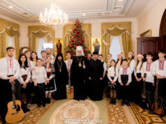 Înaltpreasfințitul Mitropolit Vladimir a primit cete de colindători la Reședința Mitropolitană din Chișinău