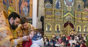 Peste 120 de copii de la grădinița ABC s-au împărtășit la Catedrala Mitropolitană „Nașterea Domnului” din Chișinău