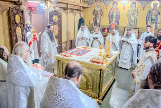 Hierarchical Service on the First Sunday after the Nativity of the Lord, at Țigănești Monastery