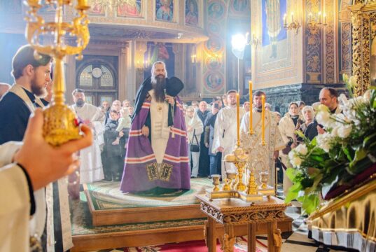 Rânduiala Pavecerniței Mari către praznicul luminat al Nașterii Domnului, la Catedrala Mitropolitană din Chișinău
