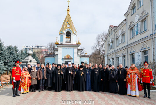 Înaltpreasfințitul Mitropolit Vladimir a liturghisit la hramul Mănăstirii „Sf. M. Mc. Teodor Tiron” Ciuflea