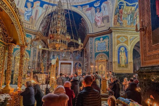 Acatistul Sfintelor Pătimiri (Pasia) la Catedrala Mitropolitană „Nașterea Domnului” din Chișinău