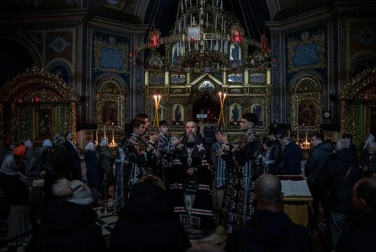 Acatistul Sfintelor Pătimiri (Pasia), la Catedrala Mitropolitană „Nașterea Domnului” din Chișinău