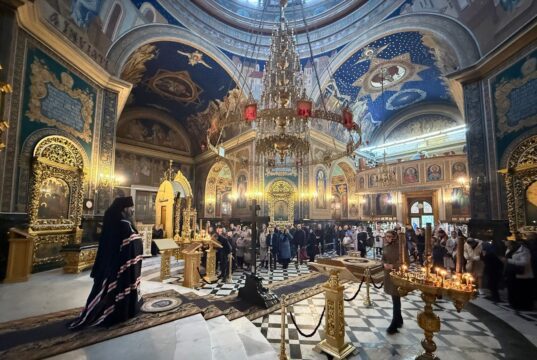 Acatistul Sfintelor Pătimiri (Pasia), la Catedrala Mitropolitană din Chișinău