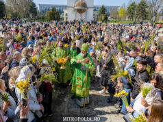 ÎPS Mitropolit Vladimir a liturghisit în Duminica Floriilor, la Catedrala Mitropolitană din Chișinău