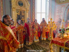 Mitropolitul Vladimir a liturghisit în biserica „Sfânta Cuvioasa Parascheva” din s. Văsieni, r. Ialoveni