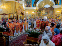 Înaltpreasfințitul Mitropolit Vladimir a liturghisit la hramul Bisericii ”Sf. M. Mc. Gheorghe” din Chișinău