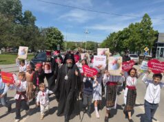 Marșul Familiei la Nisporeni: sute de credincioși au mărturisit valorile familiei creștine