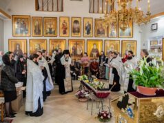 A fost săvârșită Slujba înmormântării monahiei Drosida (Călugăru) la Mănăstirea Hirova