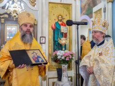 Liturghie Arhierească în parohia „Adormirea Maicii Domnului” din satul Sălcuța, raionul Căușeni