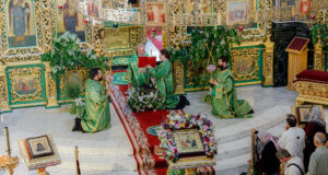 Mitropolitul Vladimir a săvârșit Sfânta Liturghie în Duminica Pogorârii Sfântului Duh, la Catedrala Mitropolitană din Chișinău