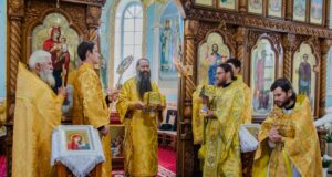 Sfânta Liturghie în Duminica a patra după Paști la biserica „Sfântul Mare Mucenic Dimitrie” din or. Anenii Noi