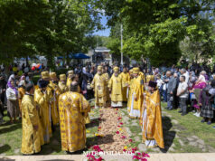 Mitropolitul Vladimir a oficiat Sfânta Liturghie la hramul bisericii „Sf. Irh. Nicolae” din s. Valea Perjei, r. Taraclia