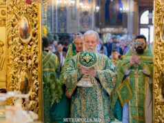 Mitropolitul Vladimir a liturghisit în Lunea Sfântului Duh, la Catedrala Mitropolitană din Chișinău