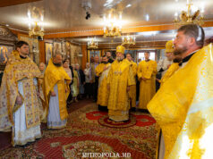 Mitropolitul Vladimir a liturghisit la hramul parohiei „Sf. Irh. Vasile cel Mare și Sf. Irh. Luca al Crimeei” din Chișinău