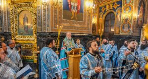 Înaltpreasfințitul Mitropolit Vladimir a oficiat Acatistul Acoperământului Maicii Domnului la Catedrala Mitropolitană din Chișinău