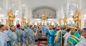Icoana Maicii Domnului de la Poceaev cinstită cu deosebită bucurie la Mănăstirea Saharna
