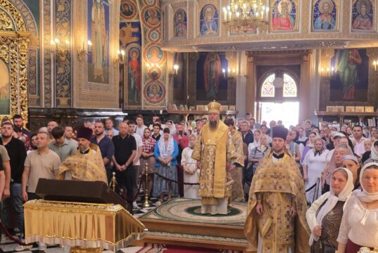 Arhiepiscopul Ioan a liturghisit în Catedrala mitropolitană din Chișinău