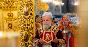 Mitropolitul Vladimir a liturghisit în ziua pomenirii Tăierii Capului Sfântului Prooroc Ioan Botezătorul, la Catedrala Mitropolitană
