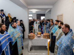 Mitropolitul Vladimir a oficiat rânduiala sfințirii Centrului Eparhial al Episcopiei de Ungheni și Nisporeni