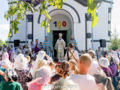100 de ani de la prima Sfântă Liturghie – Mitropolitul Vladimir a slujit în parohia Cinișeuți, r. Rezina