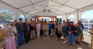 Prima Sfântă Liturghie, slujită în cadrul comunității cu hramul „Sfânta Mare Muceniță Irina”, din comuna Ciorescu