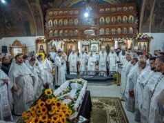 Sfânta Liturghie și slujba prohodului preotesei Maria Bulat, săvârșite la Orhei