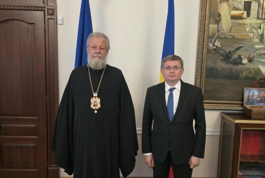 Mitropolitul Vladimir a avut o întrevedere cu Președintele Parlamentului Republicii Moldova, domnul Igor Grosu