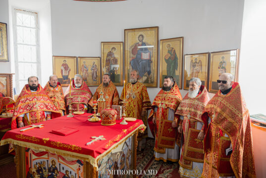 Mitropolitul Vladimir a oficiat Sfânta Liturghie în satul Prodănești, raionul Florești